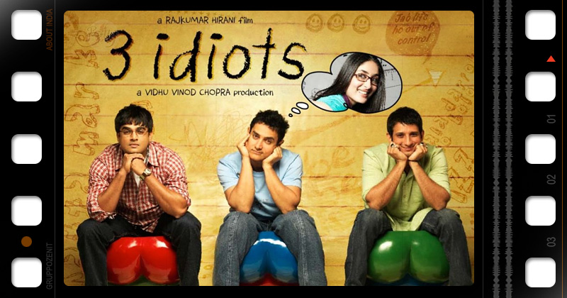 locandina del film bollywood 3 Idiots